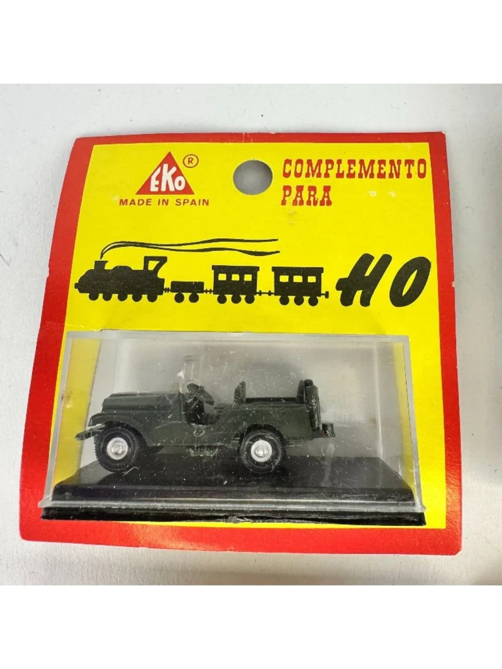 Vintage EKO Complemento Para HO Scale Model MilitaryJeep Spain